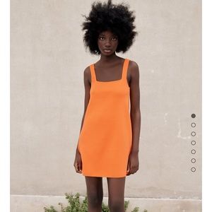 NWT ORANGE DRESS FROM ZARA